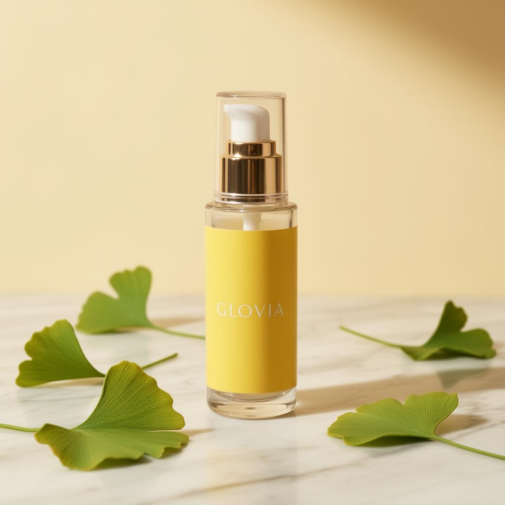 Glovia serum bottle